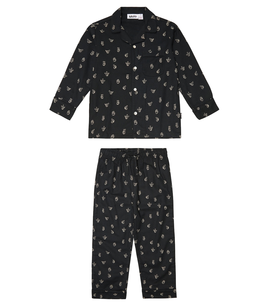 Lex printed cotton pajama set | Molo