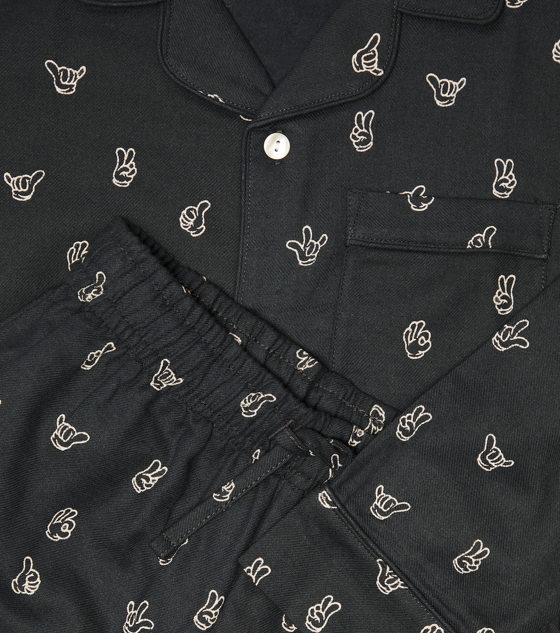 Lex printed cotton pajama set | Molo