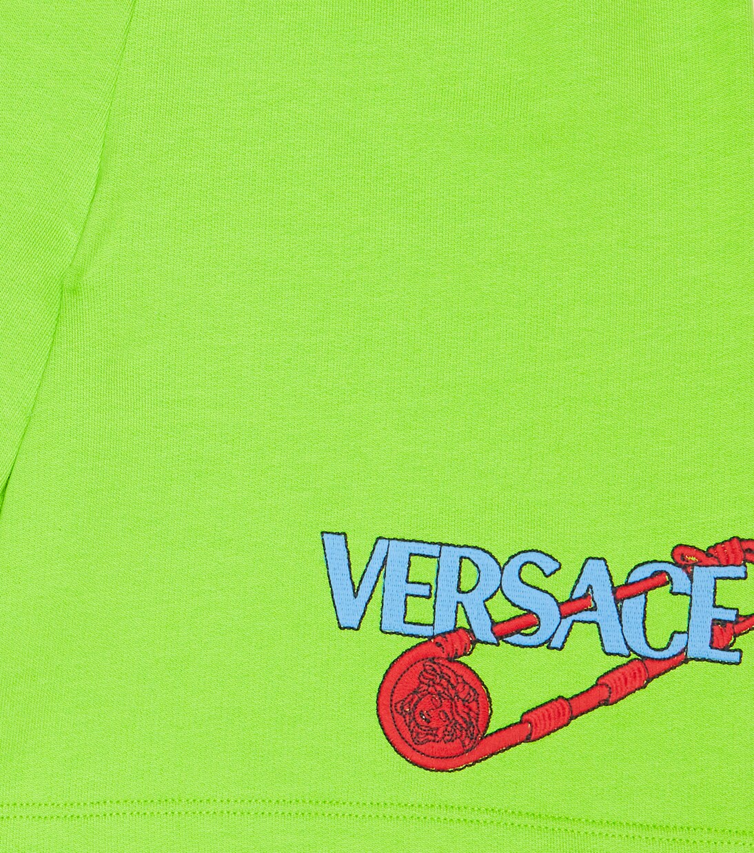 Shorts aus Baumwoll-Jersey | Versace Kids