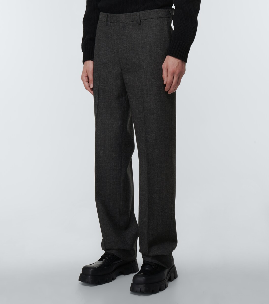 Tailored virgin wool formal pants | Prada