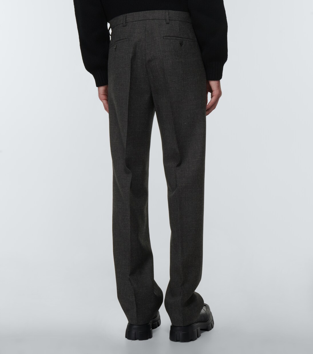 Tailored virgin wool formal pants | Prada