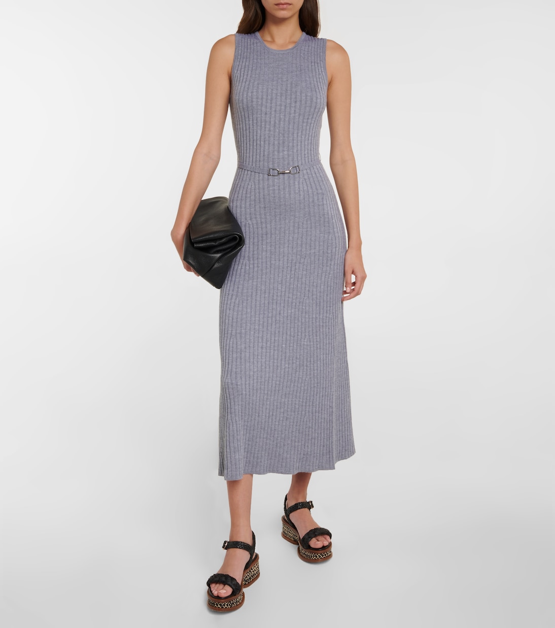 Midikleid Meier aus Rippstrick | Gabriela Hearst