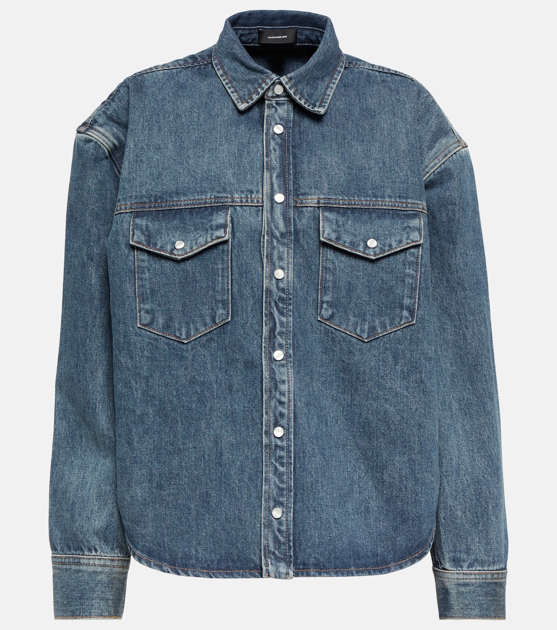 Oversized denim jacket | Wardrobe.NYC
