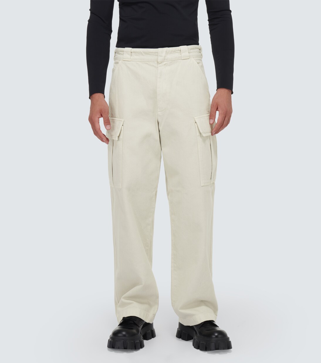 Denim cargo pants | Prada