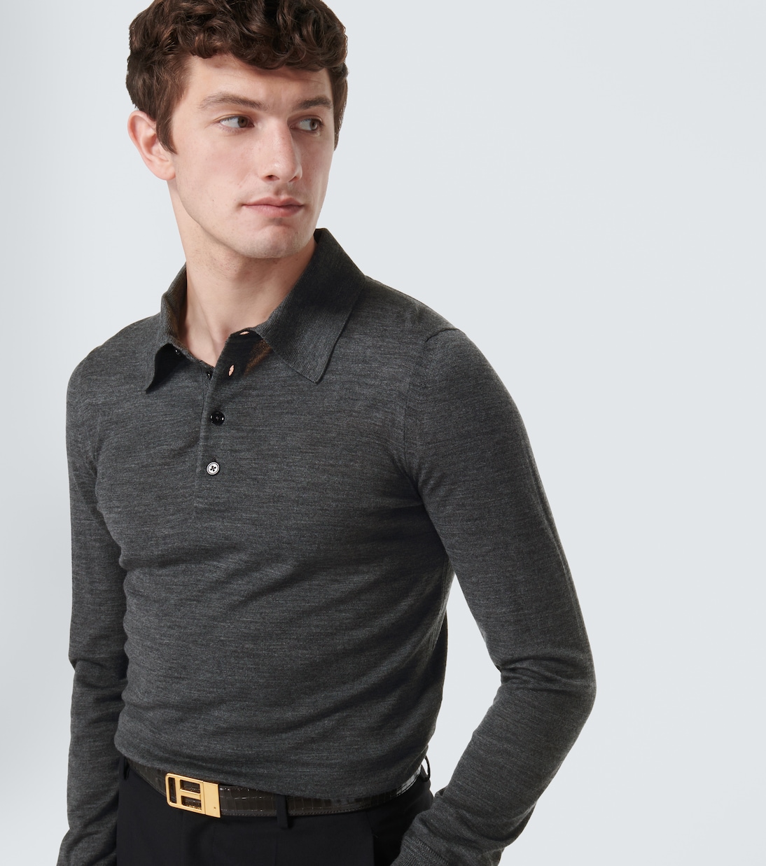 Wool polo shirt | Tom Ford
