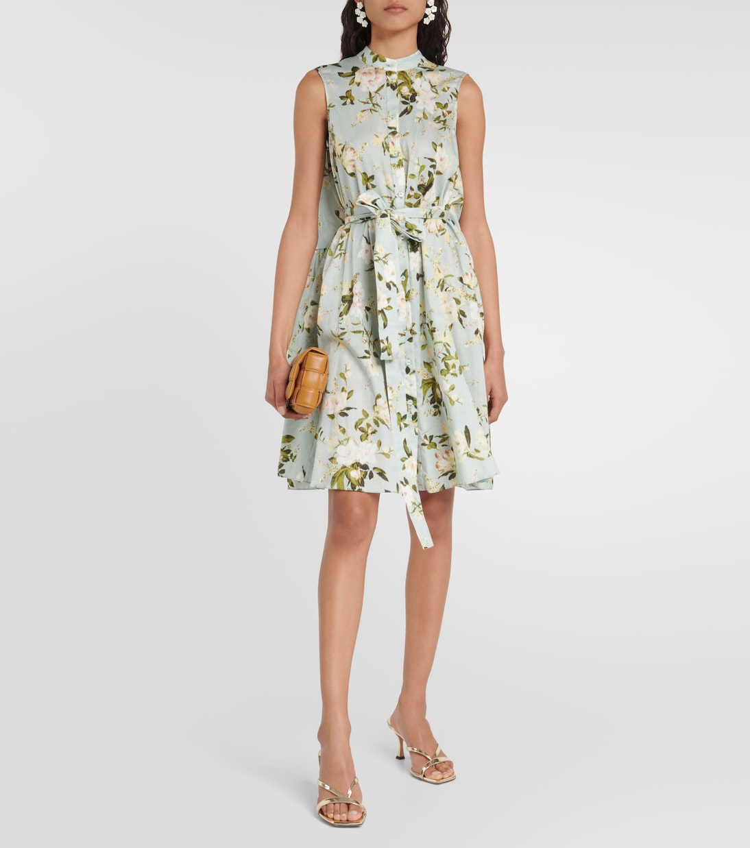 Robe Soleil en coton à fleurs | Erdem