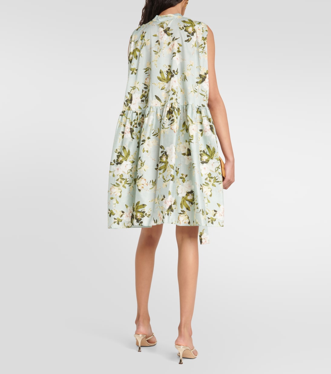 Robe Soleil en coton à fleurs | Erdem