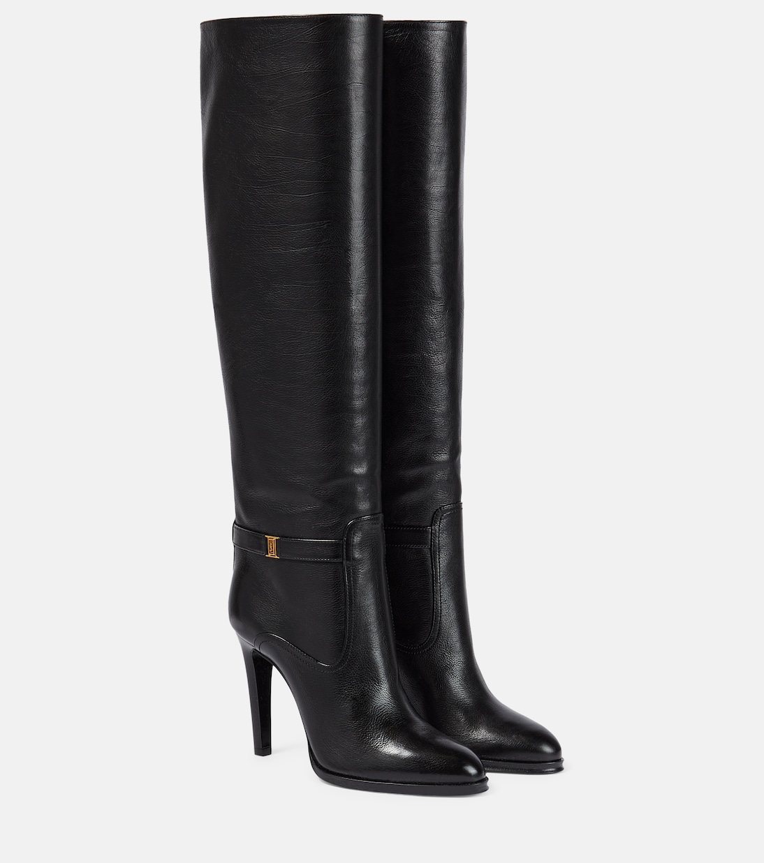 Diane 105 leather knee-high boots | Saint Laurent