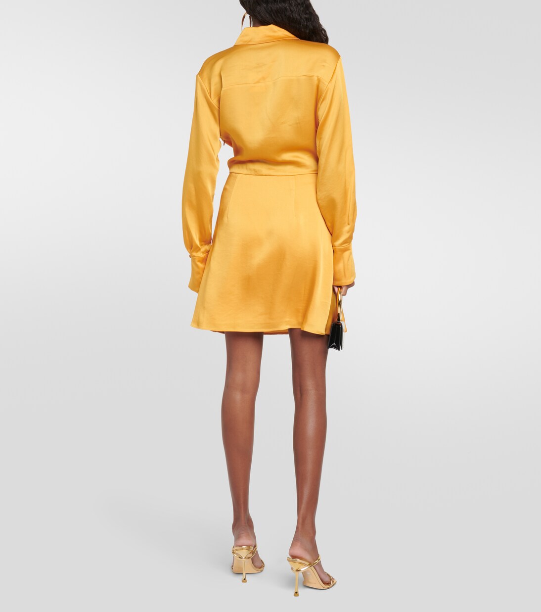 Robe portefeuille Talit en satin | Simkhai