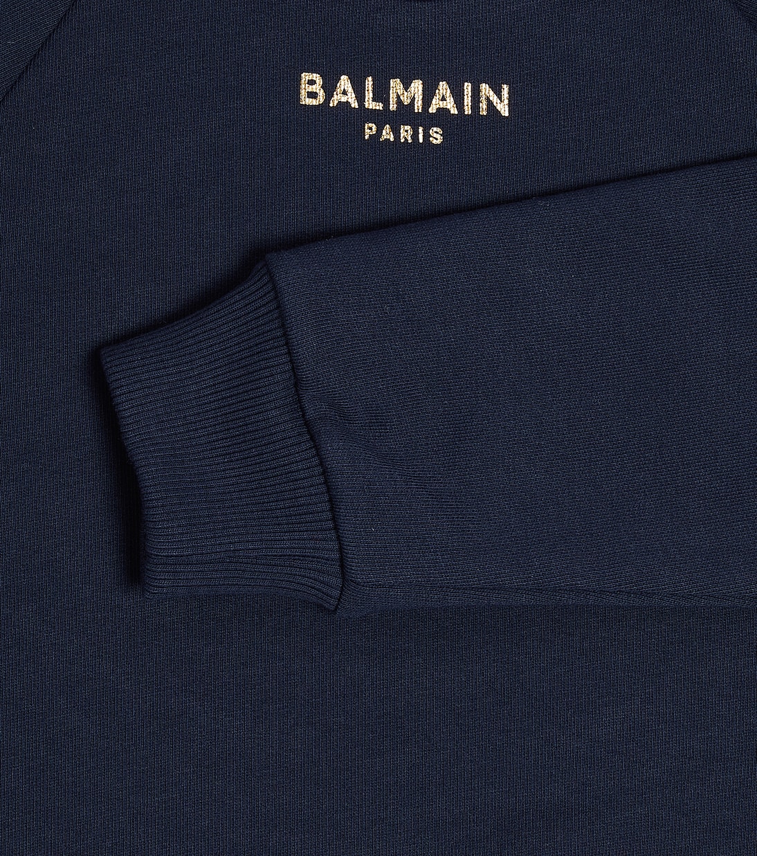 Logo cotton sweatshirt | Balmain Kids