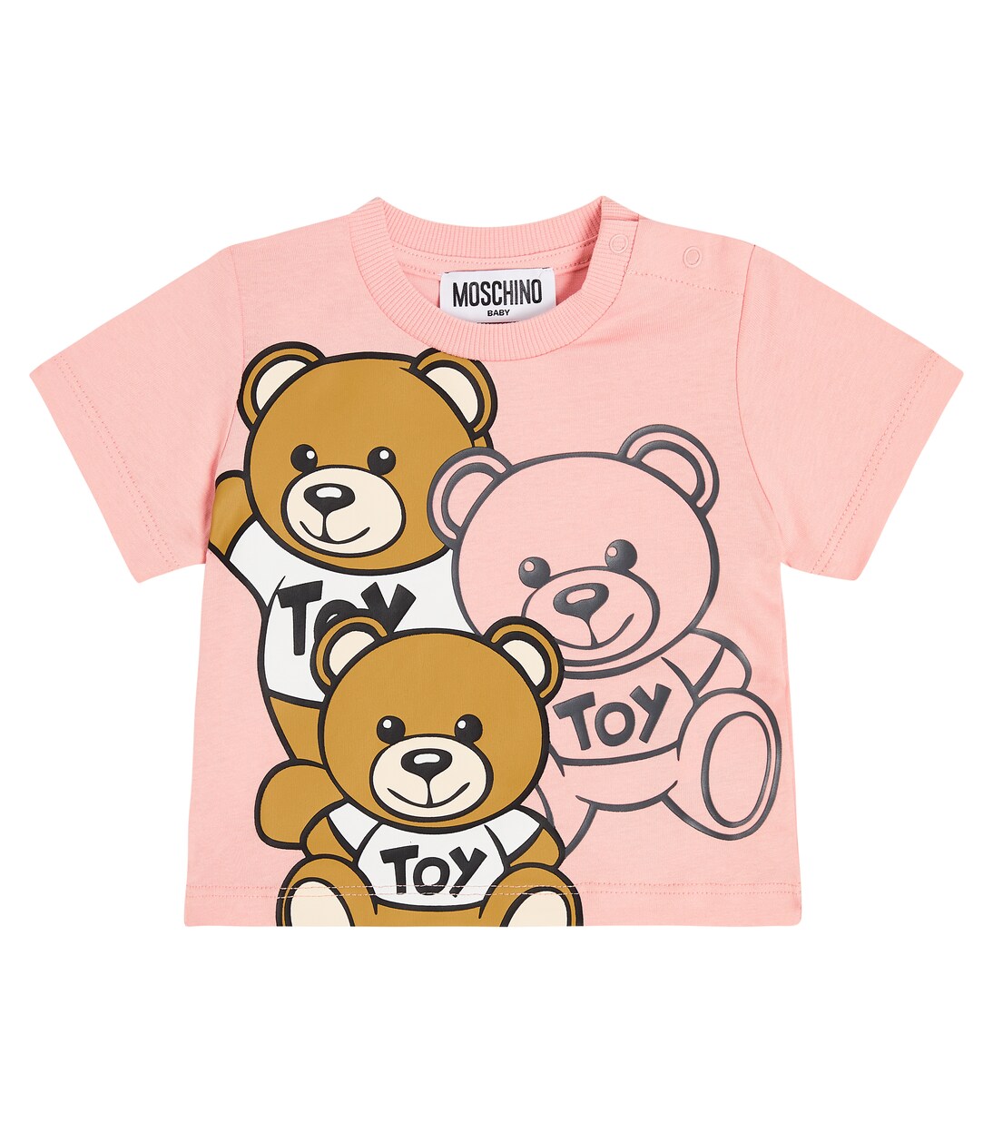 Baby Teddy Bear cotton jersey T-shirt | Moschino Kids