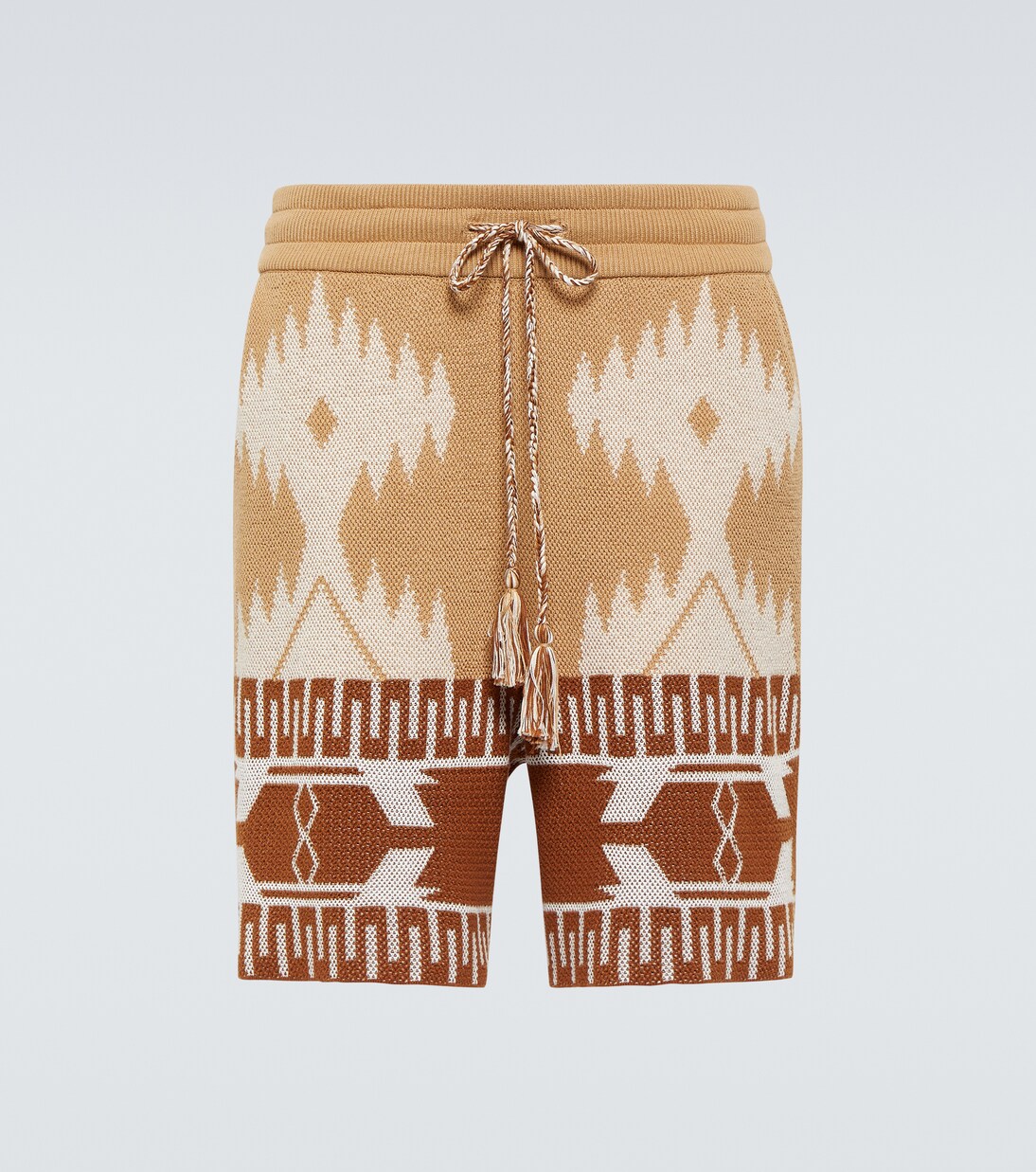 Icon Piquet cotton jacquard shorts | Alanui