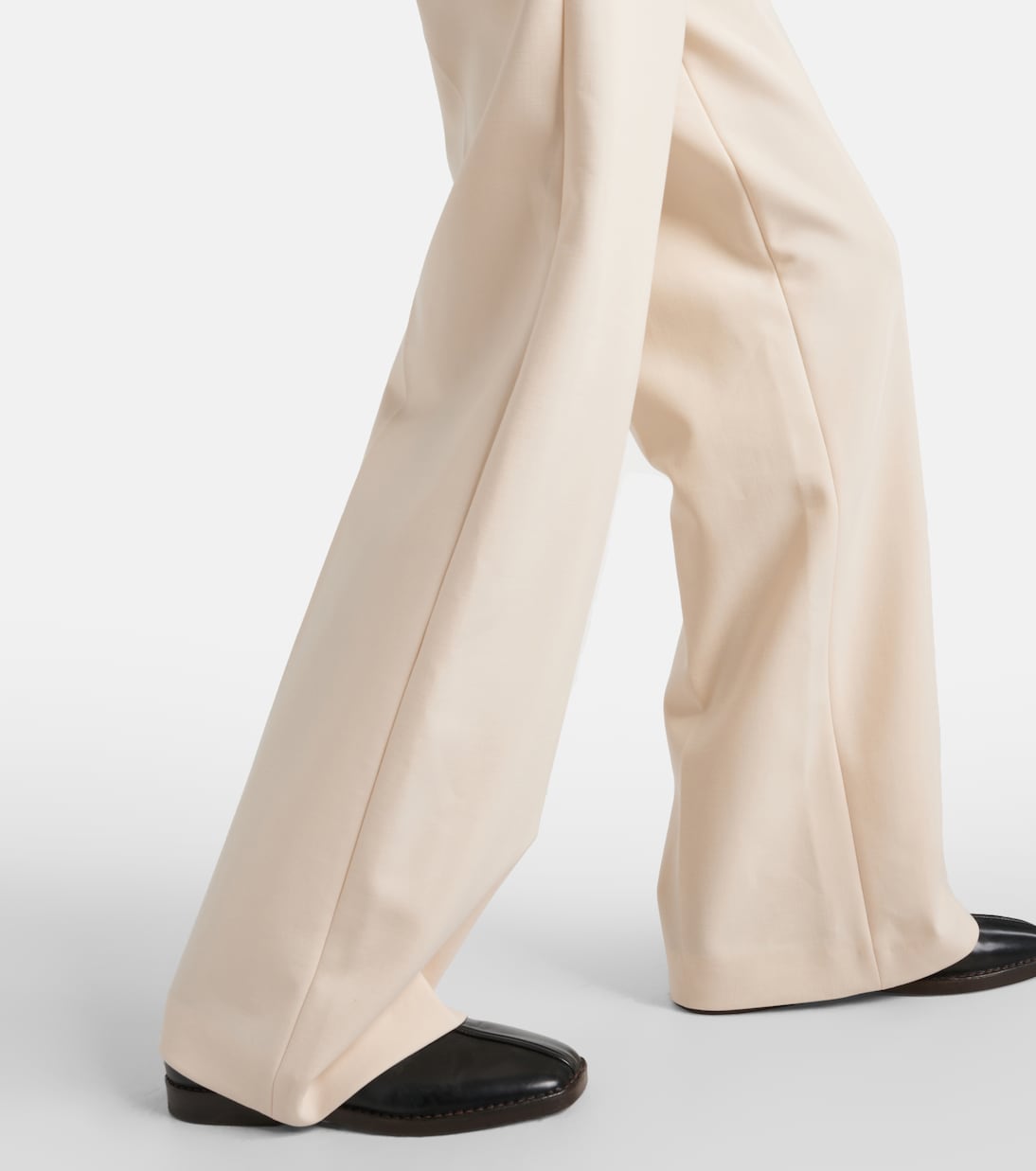 Weite Hose Maud aus einem Wollgemisch | Fforme