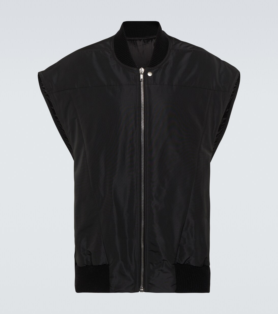 Jumbo coated denim vest | Rick Owens