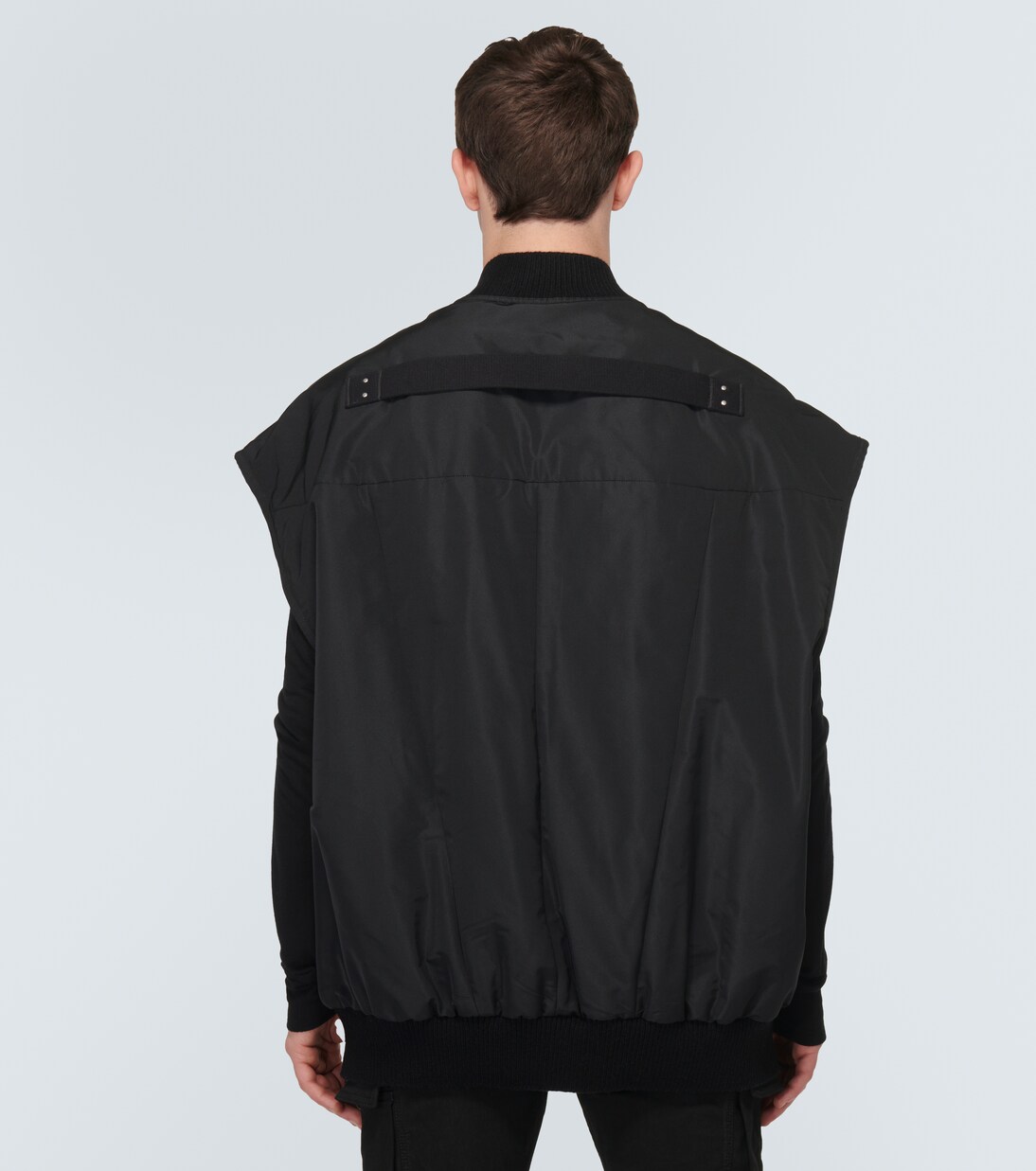 Jumbo coated denim vest | Rick Owens