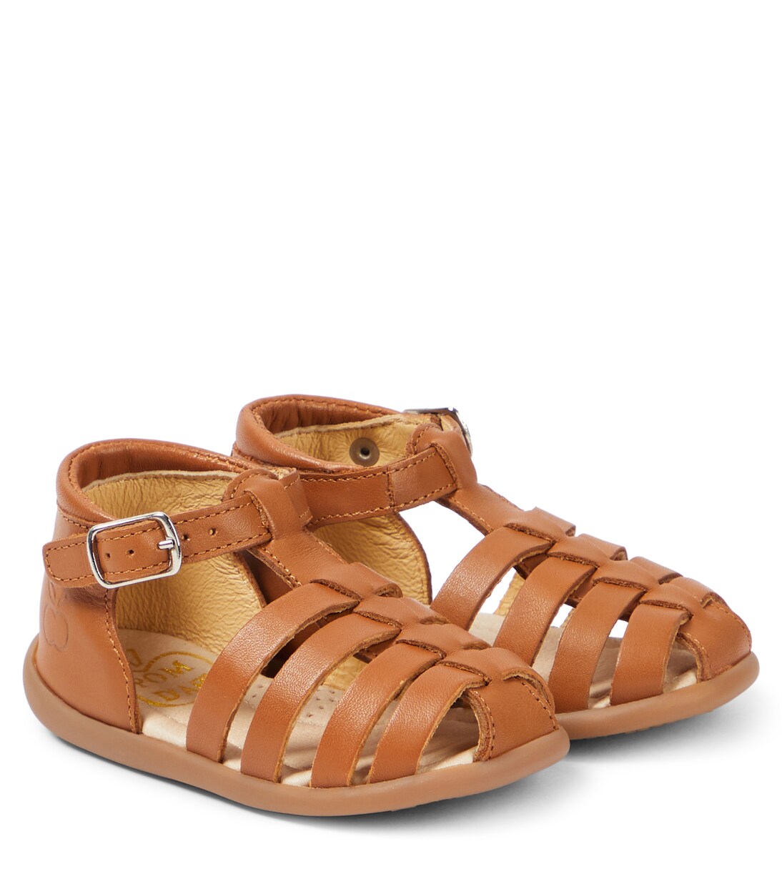 Baby Stand-Up Strap leather sandals  | Pom d'Api