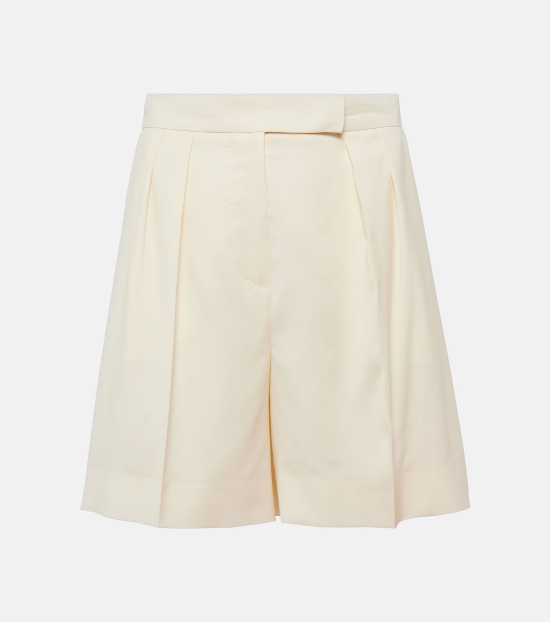 Priamo high-rise virgin wool shorts | Max Mara