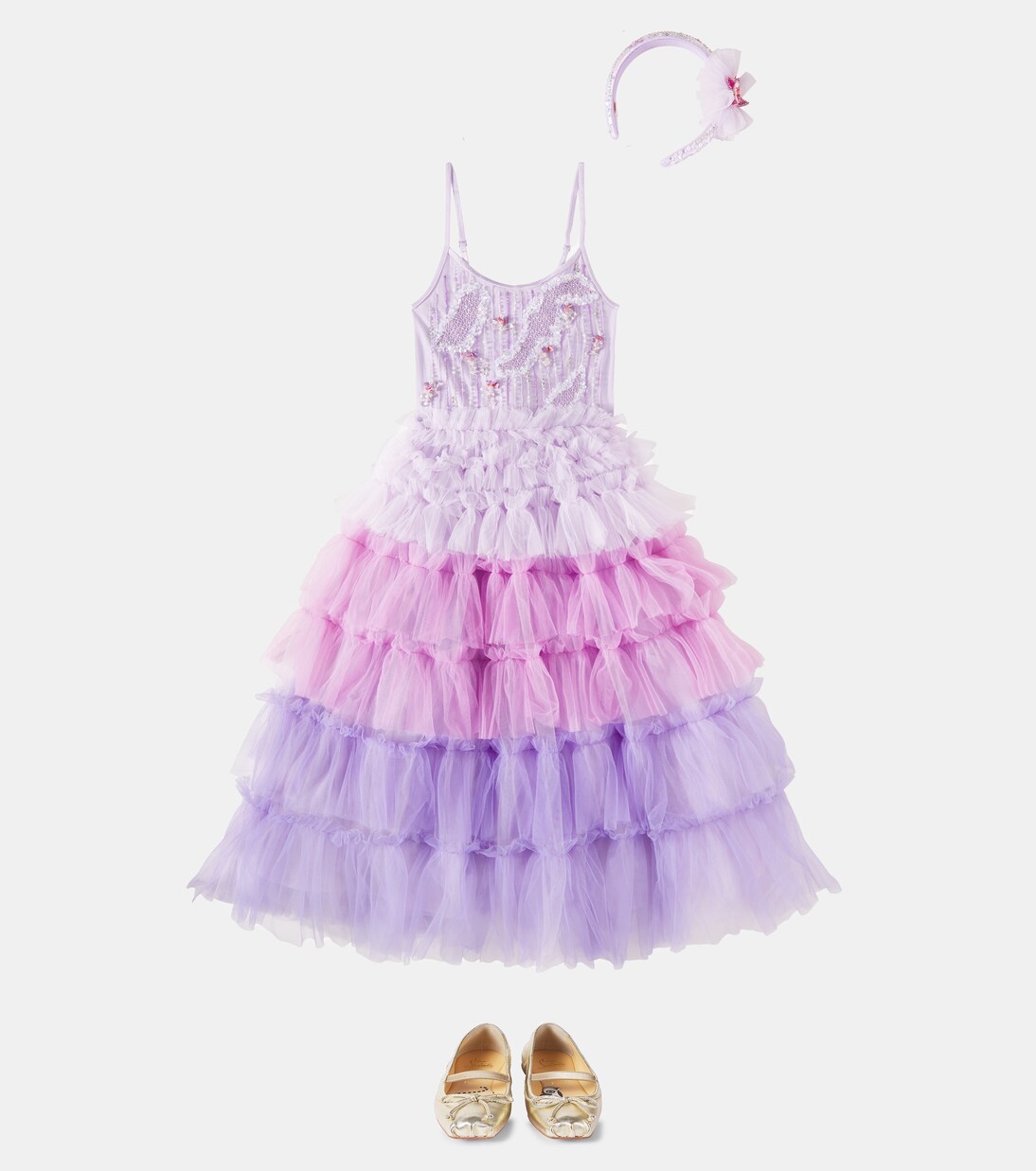 Spirit Dash cotton jersey and tulle dress | Tutu Du Monde