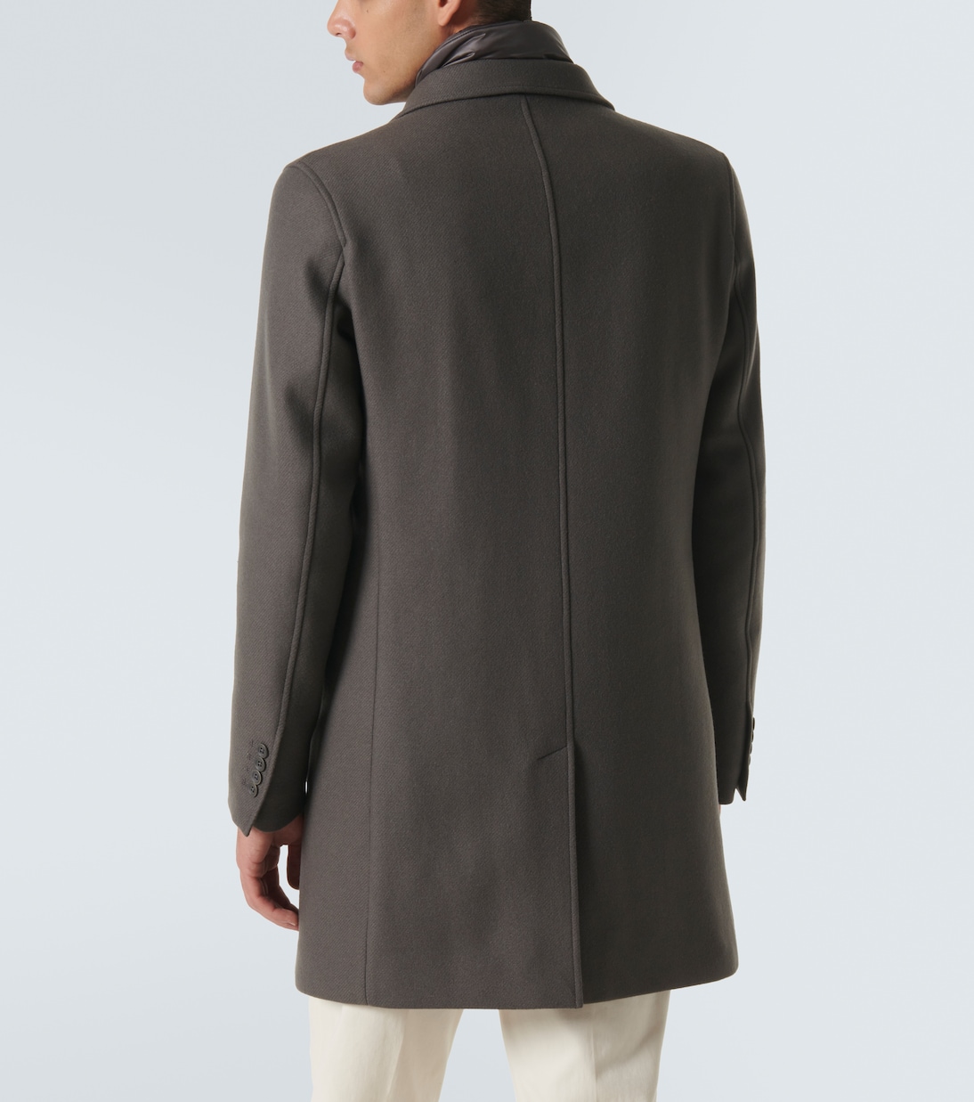 Wool-blend overcoat | Herno