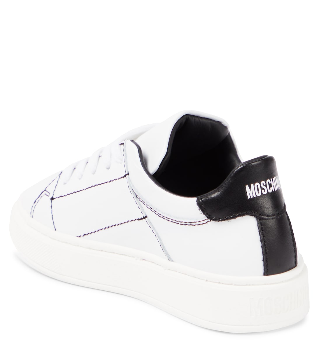Baskets en cuir à logo | Moschino Kids