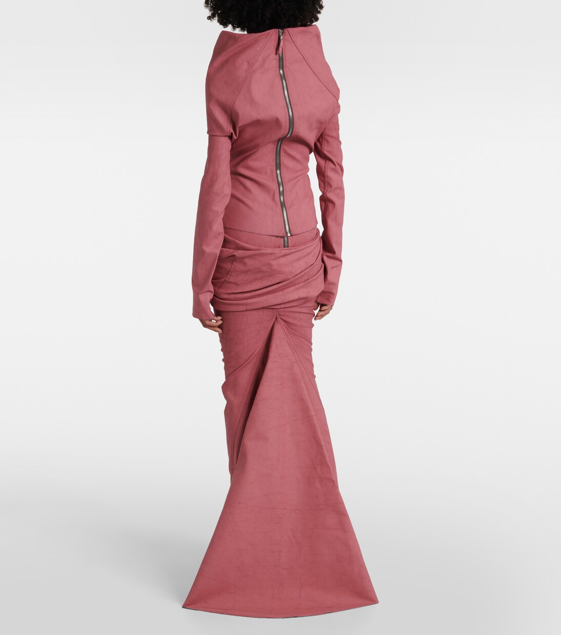 Draped cotton-blend top | Rick Owens