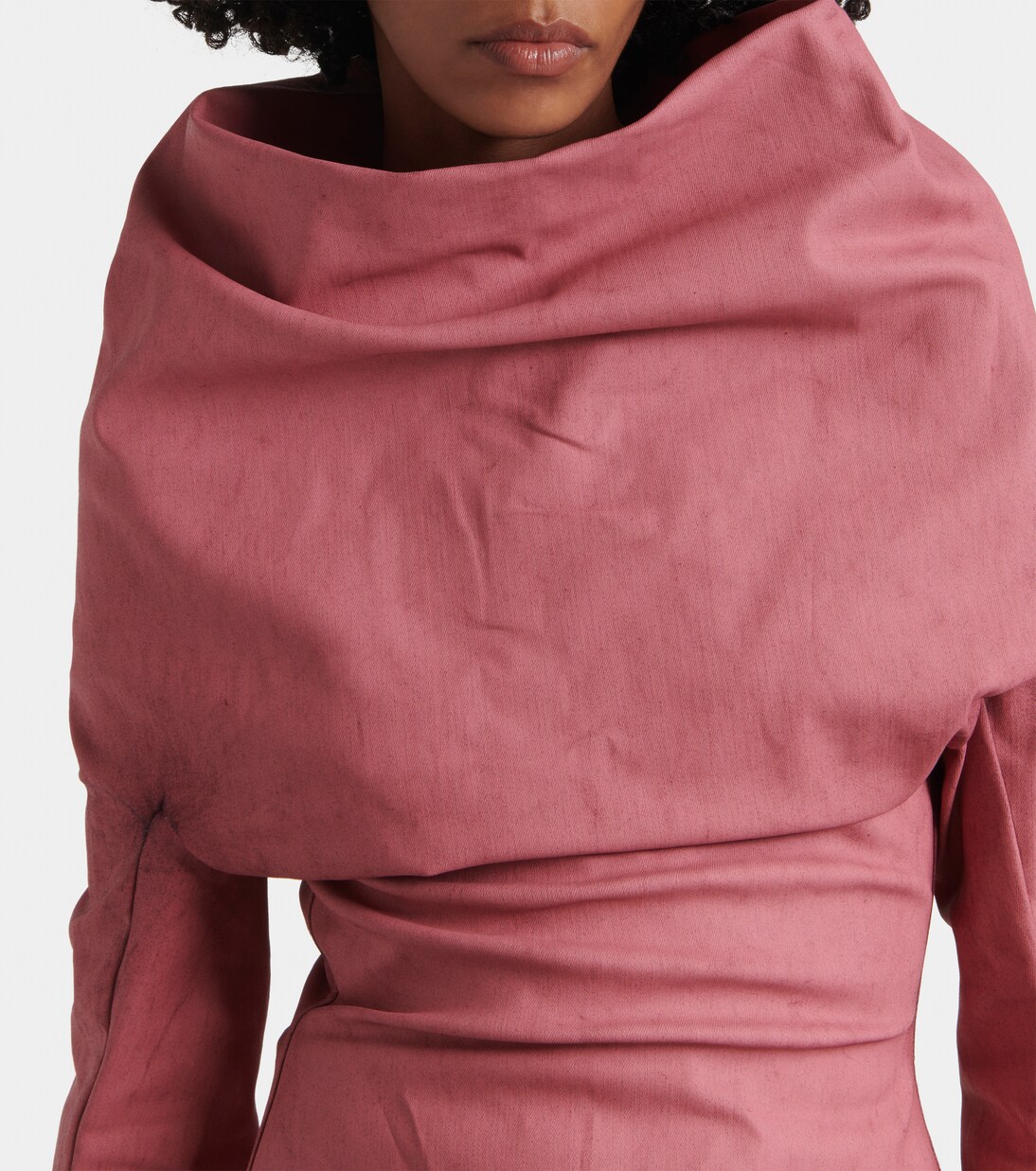 Draped cotton-blend top | Rick Owens