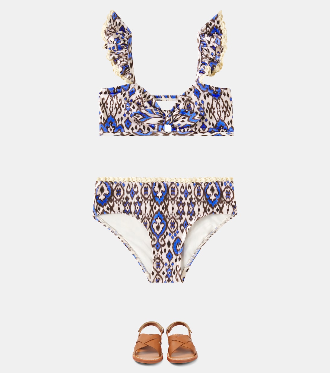 Wylie printed bikini | Zimmermann Kids