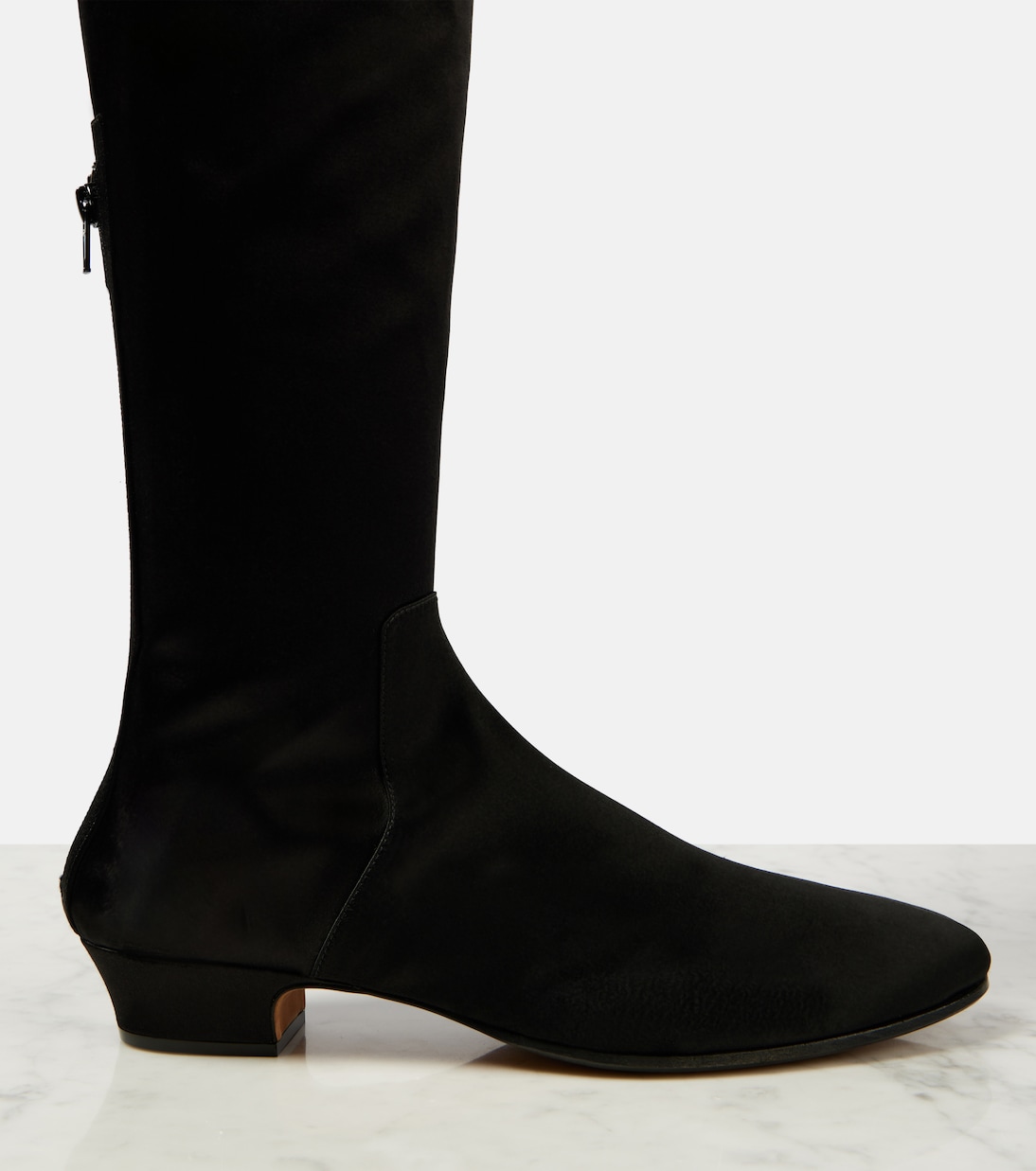 Awar satin over-the-knee boots  | The Row