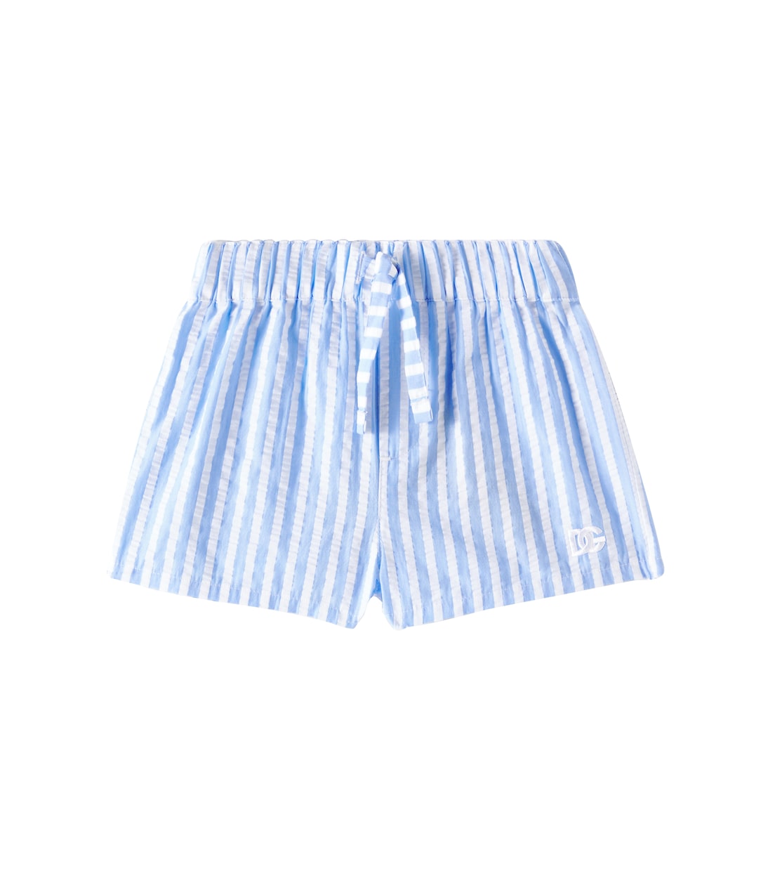 Baby cotton seersucker shorts | Dolce&Gabbana Kids