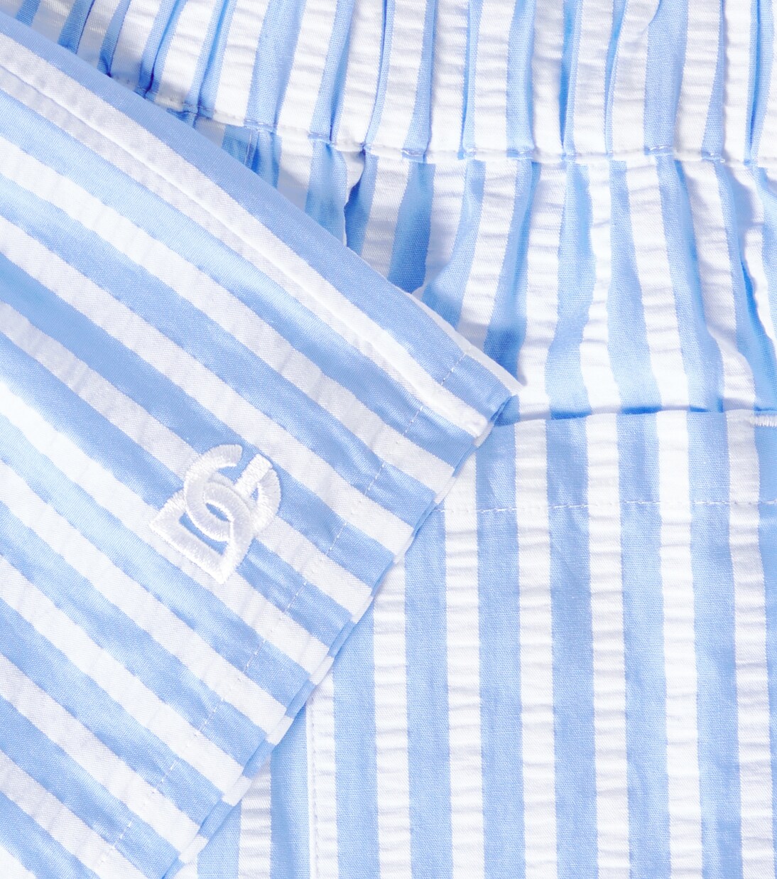 Baby cotton seersucker shorts | Dolce&Gabbana Kids