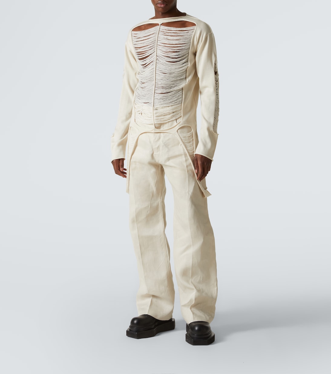 Distressed wool sweater | Rick Owens