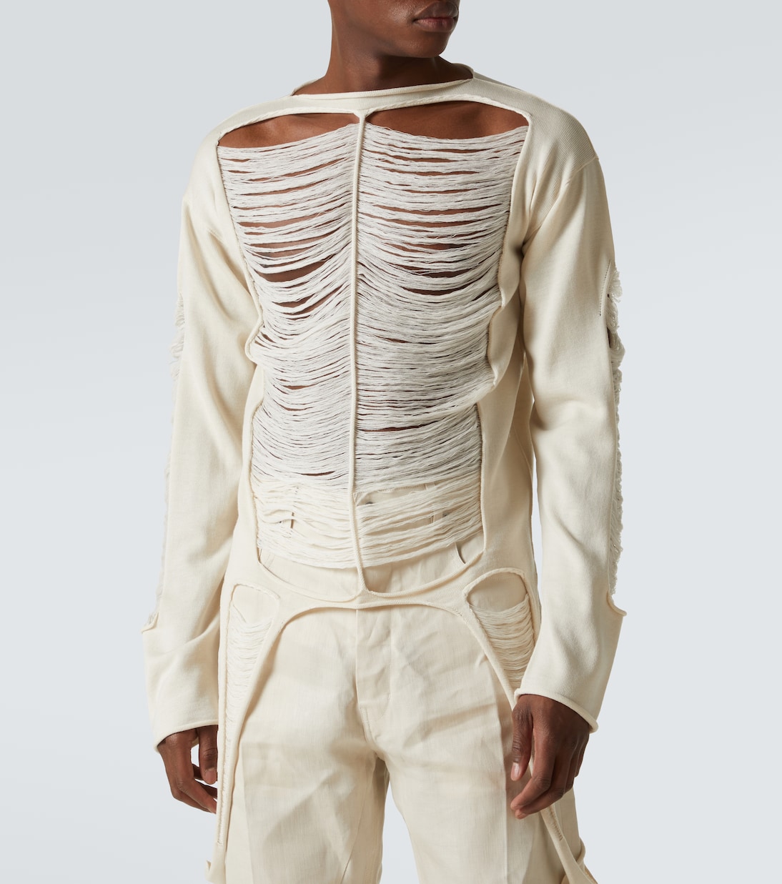 Distressed wool sweater | Rick Owens