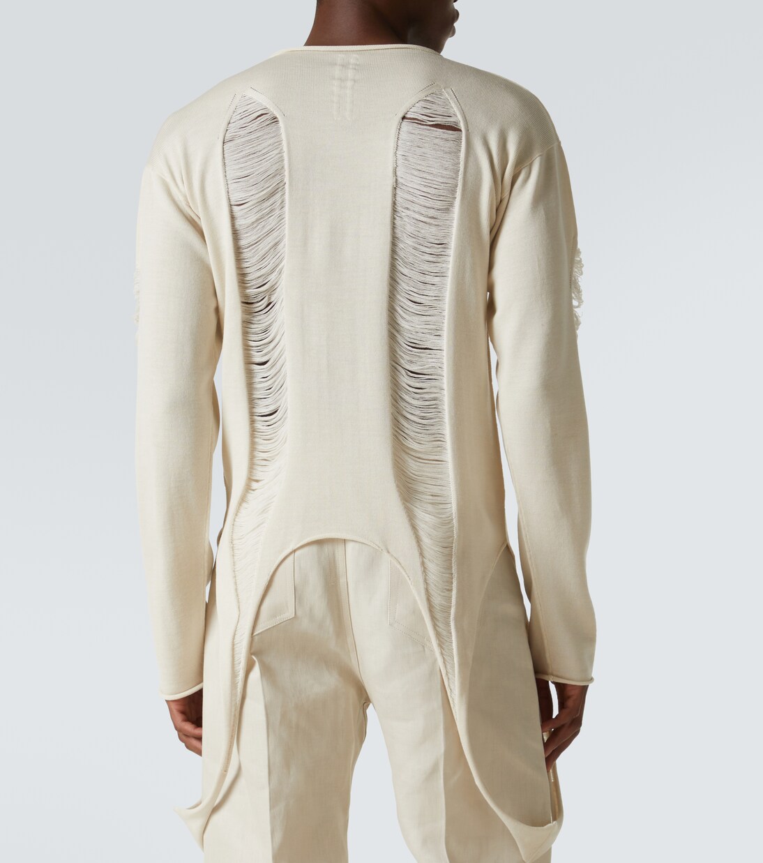 Distressed wool sweater | Rick Owens