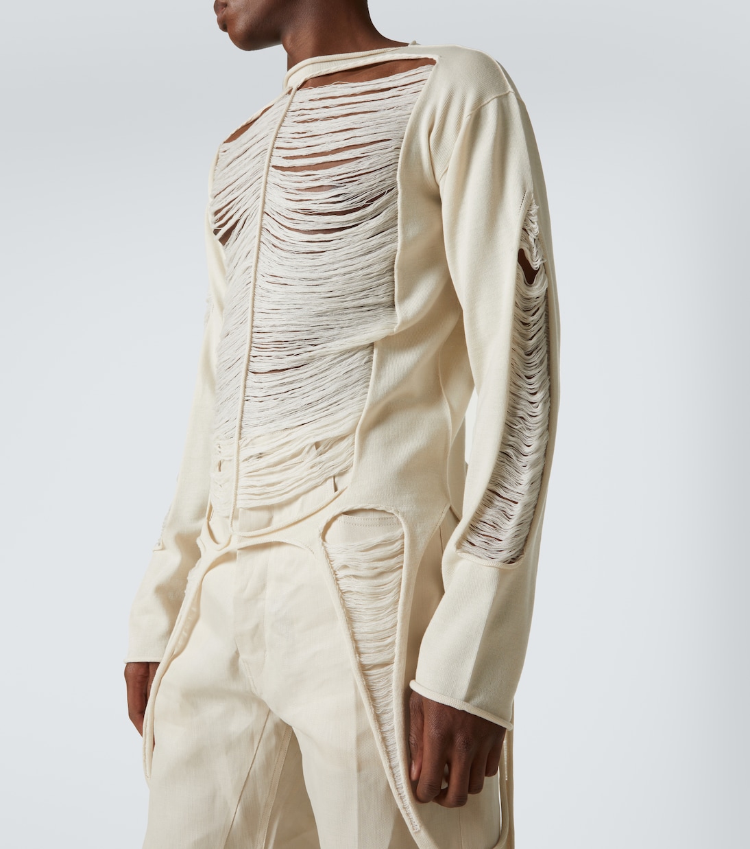 Distressed wool sweater | Rick Owens