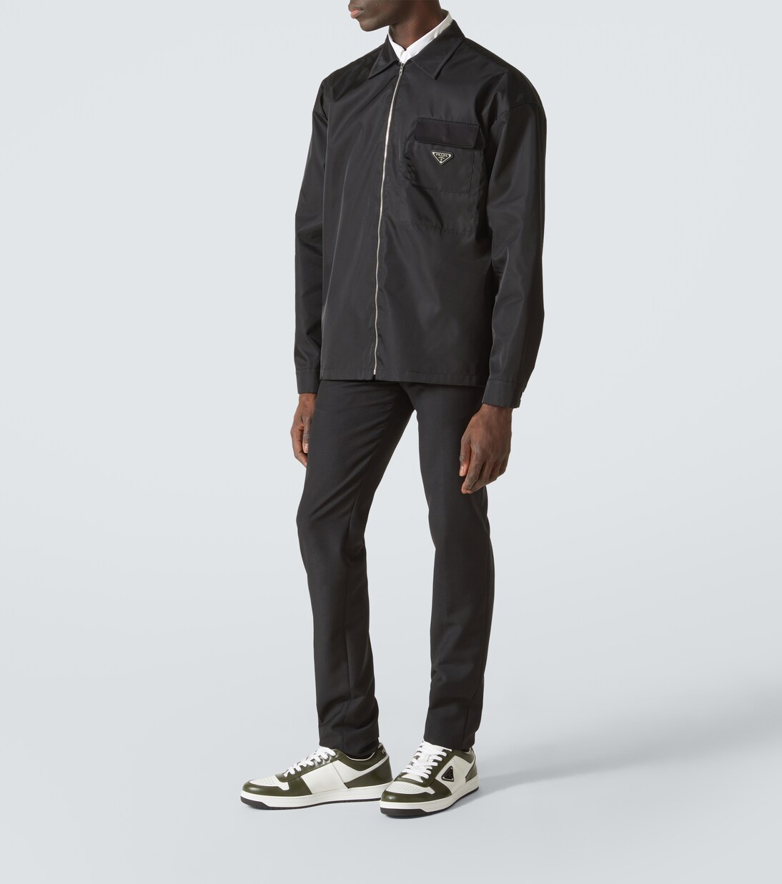 Sneakers Downtown aus Leder | Prada