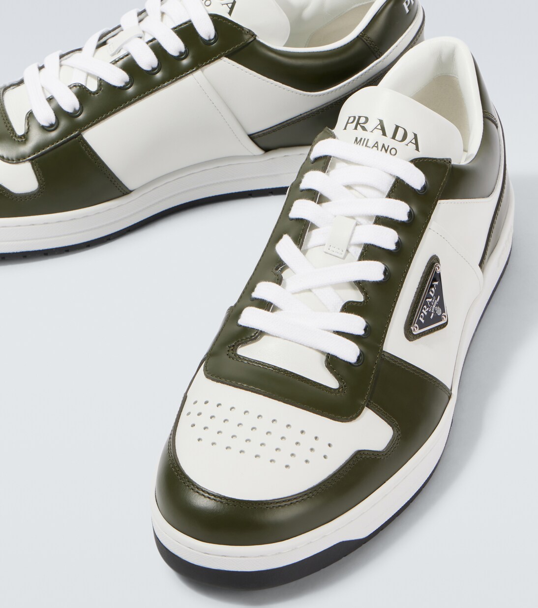 Sneakers Downtown aus Leder | Prada