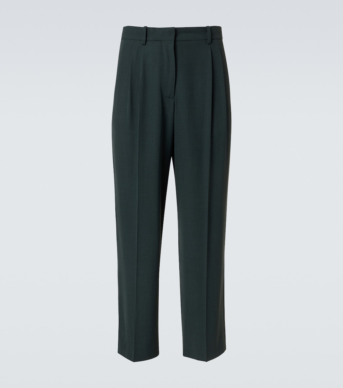 Silas wool-blend straight pants | The Row