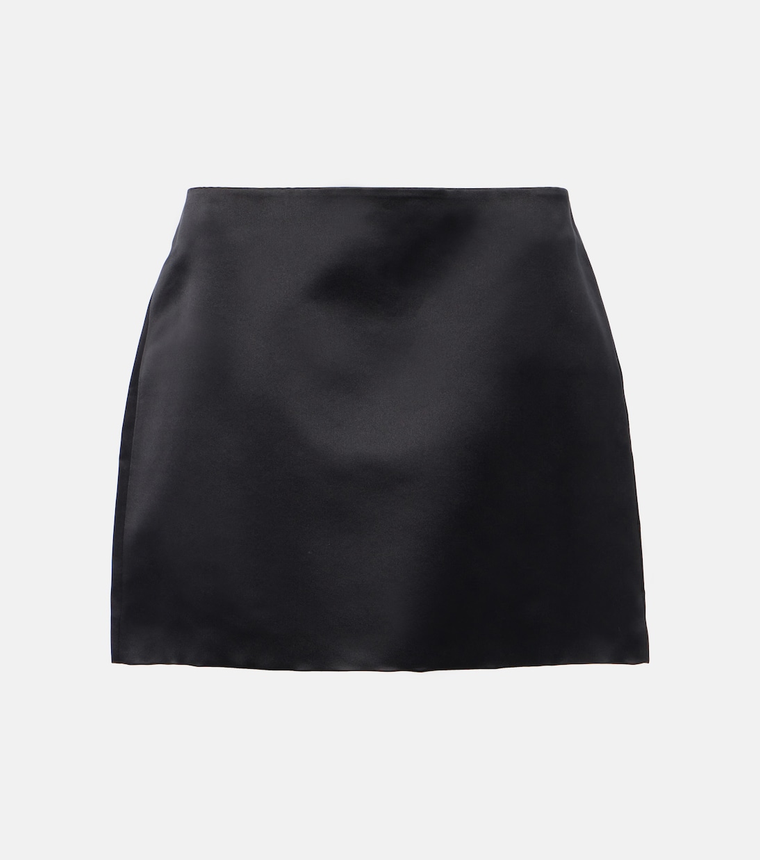 Silk satin mini skirt | Lisa Yang