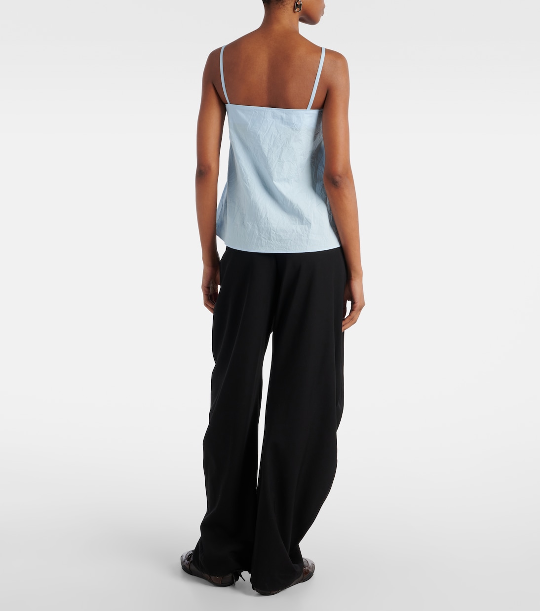 Top de algodón con lazo | Acne Studios