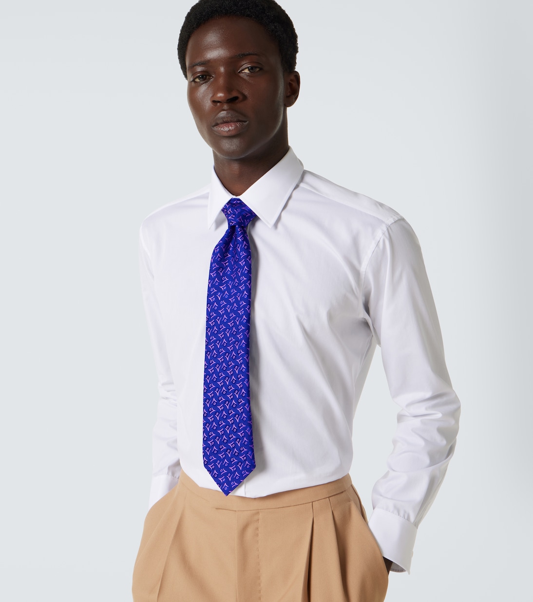 Corbata de jacquard de seda | Charvet