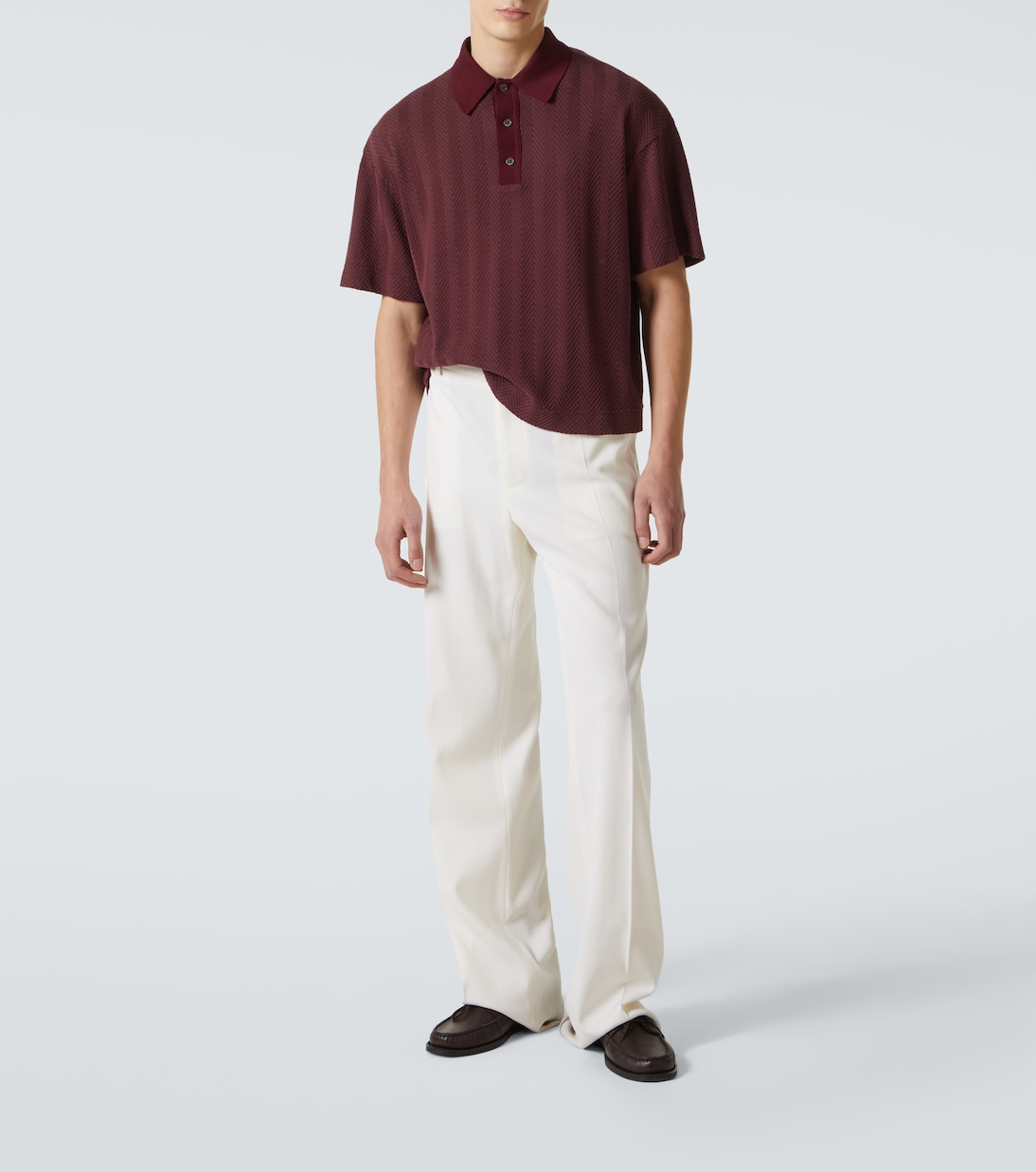 Zigzag cotton-blend polo shirt | Missoni