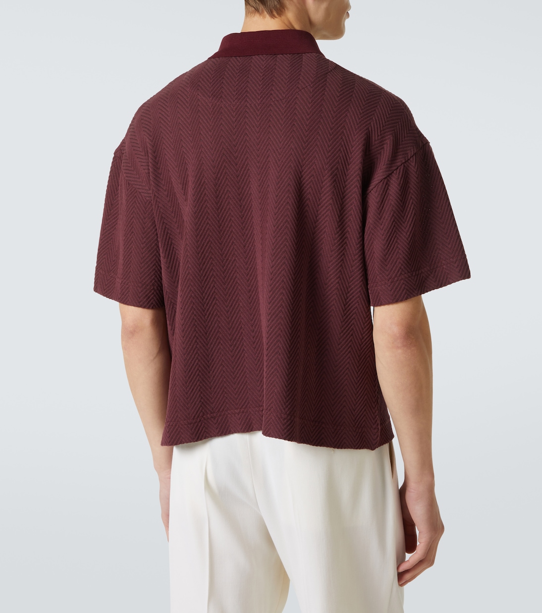 Zigzag cotton-blend polo shirt | Missoni