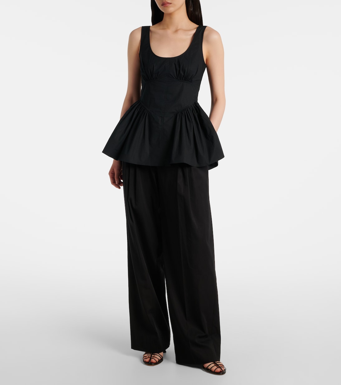 Top White Label Bader en coton mélangé | Proenza Schouler