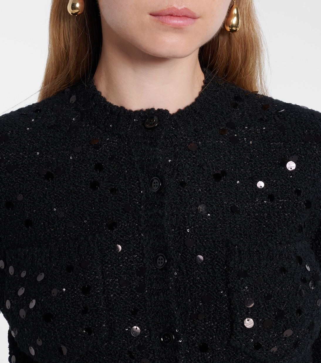 Sequined wool-blend cardigan | Dolce&Gabbana