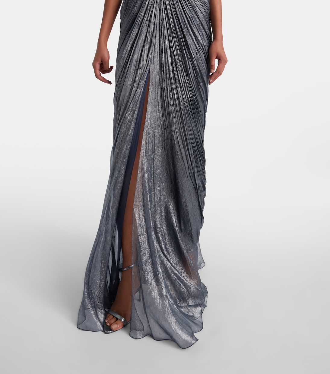 Robe longue Cecilia en tulle de soie | Maria Lucia Hohan