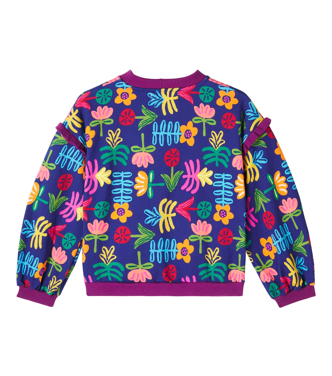 Floral cotton-blend sweatshirt | Fábula