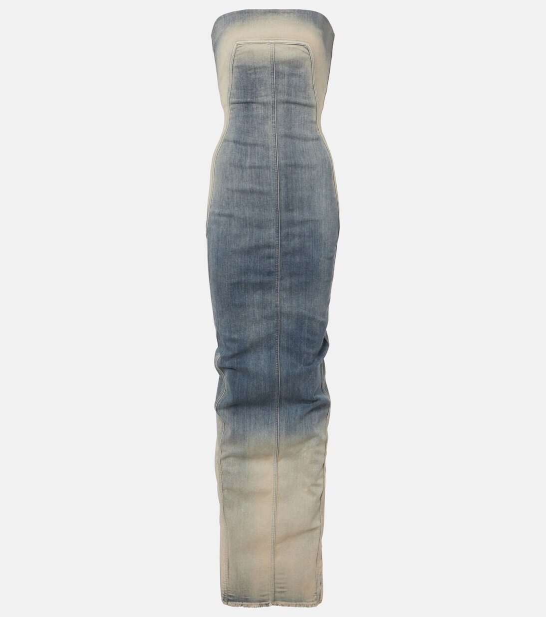 Bustier-Kleid aus Denim | Rick Owens