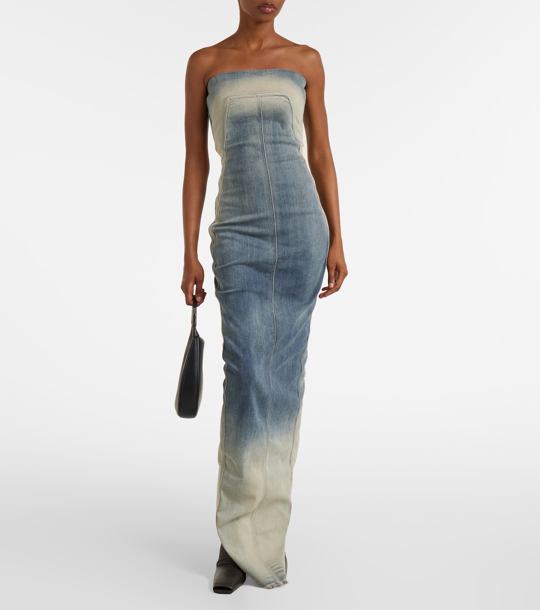 Bustier-Kleid aus Denim | Rick Owens