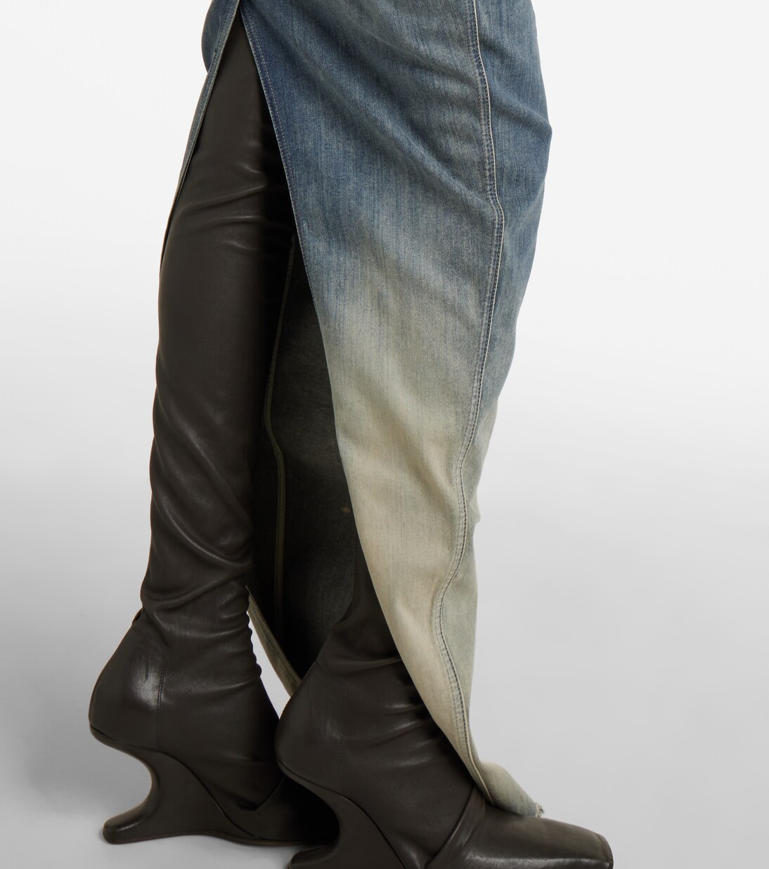 Bustier-Kleid aus Denim | Rick Owens