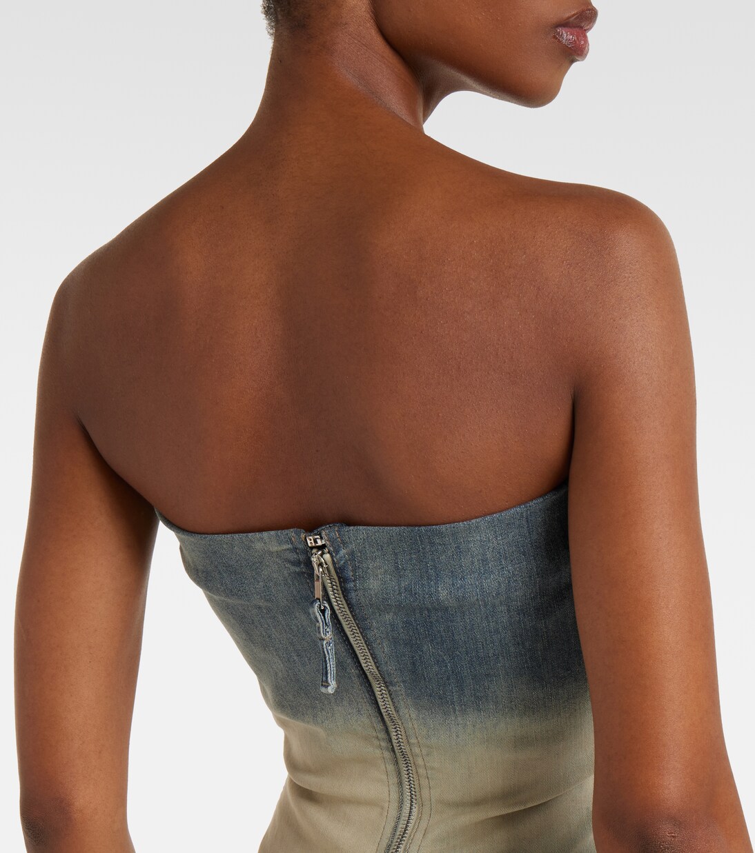 Bustier-Kleid aus Denim | Rick Owens